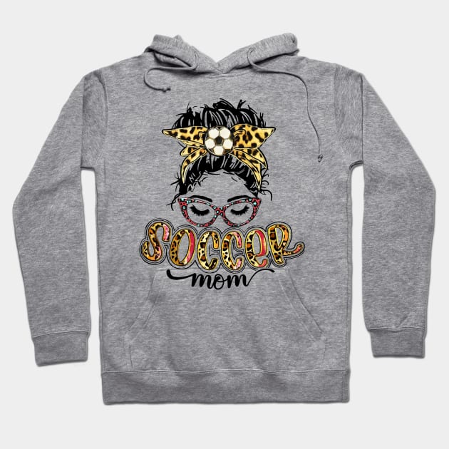 Soccer Mom - Soccer Mom Life Leopard Hoodie by Wonder man 